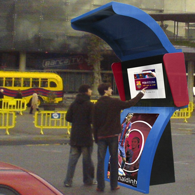 Virtual point en Camp Nou